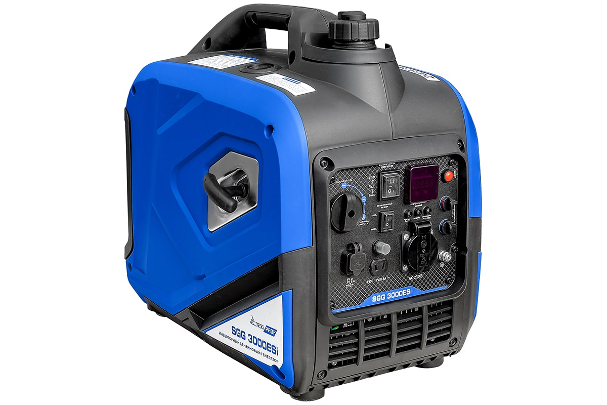 Бензиновый генератор инверторный SGG 3000ESi (Запуск с кнопки)
