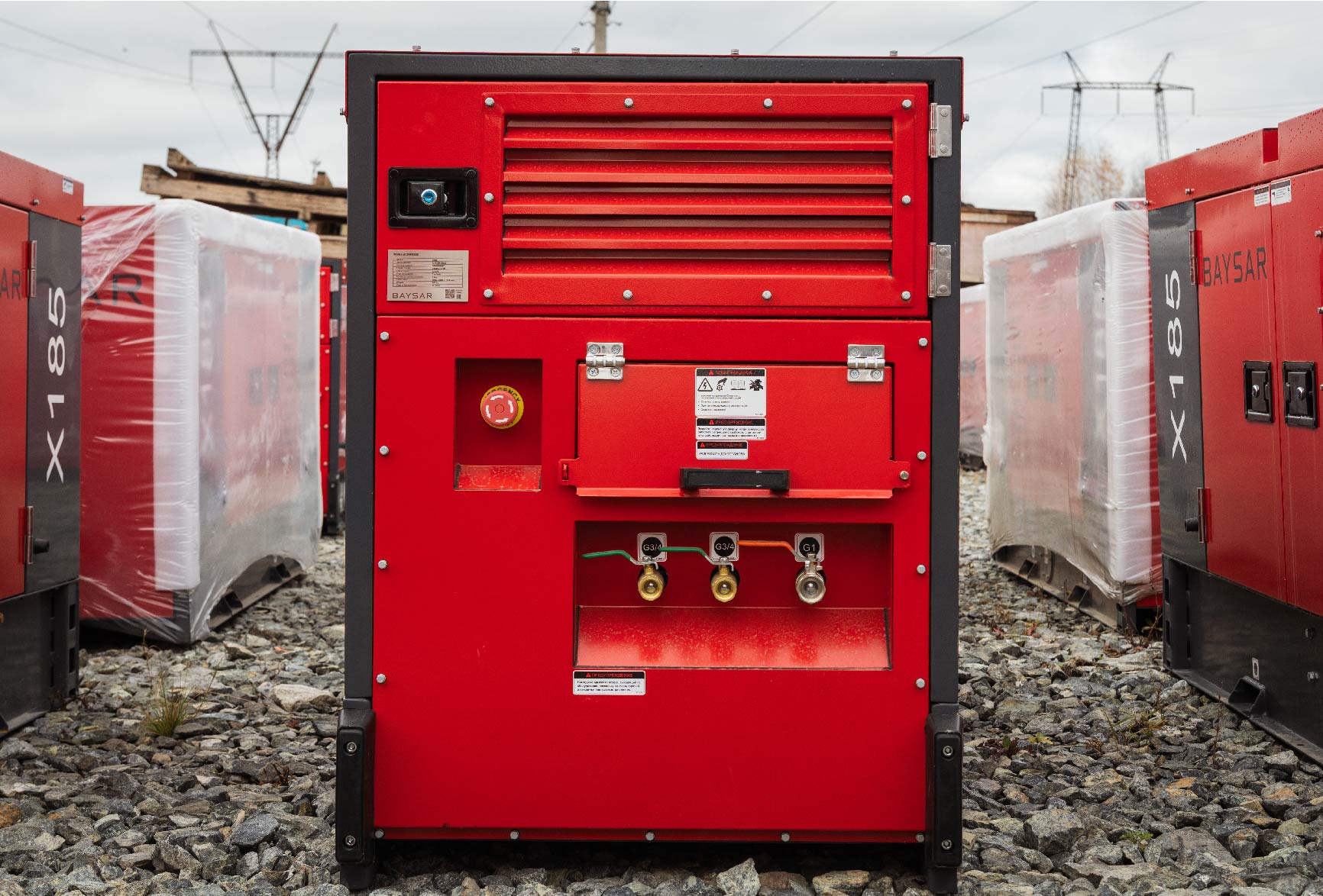 Дизельный компрессор BAYSAR X185