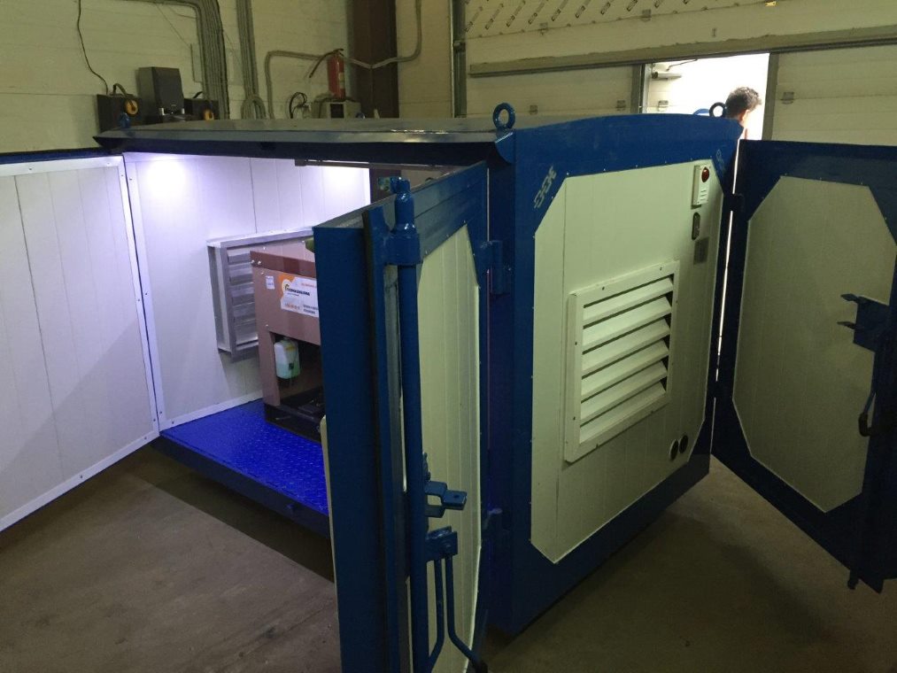 Поставка дизель генератора в контейнере для резервного питания офиса в Самаре