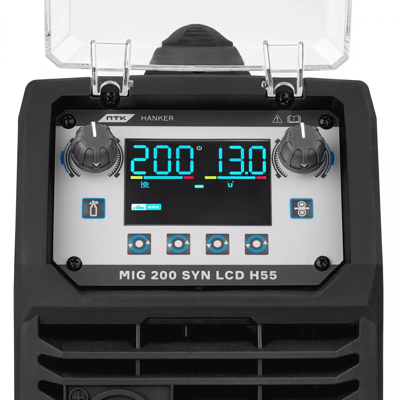 Сварочный полуавтомат ПТК HANKER MIG 200 SYN LCD H55