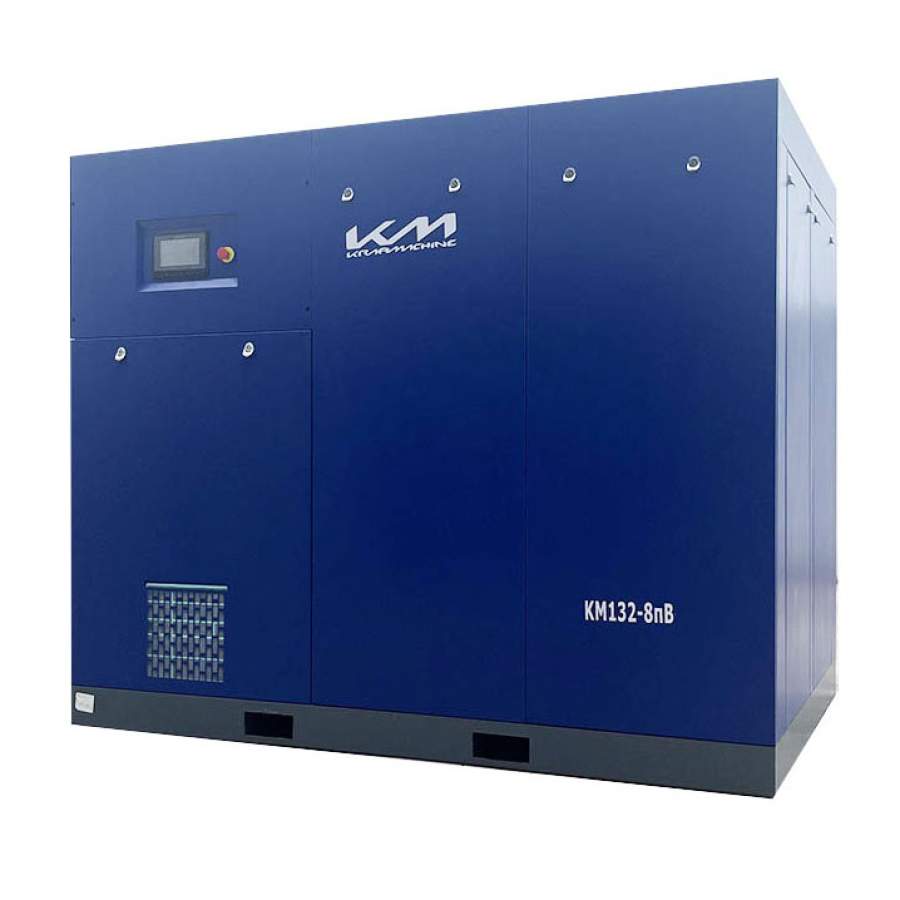 Винтовой электрический маслозаполненный компрессор KraftMachine КМ132-8пВ ЧРП Jiangtian (IP 55)