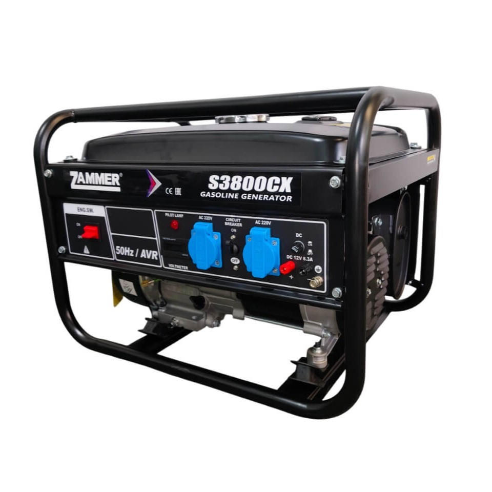 Бензиновый генератор Zammer S3800CX