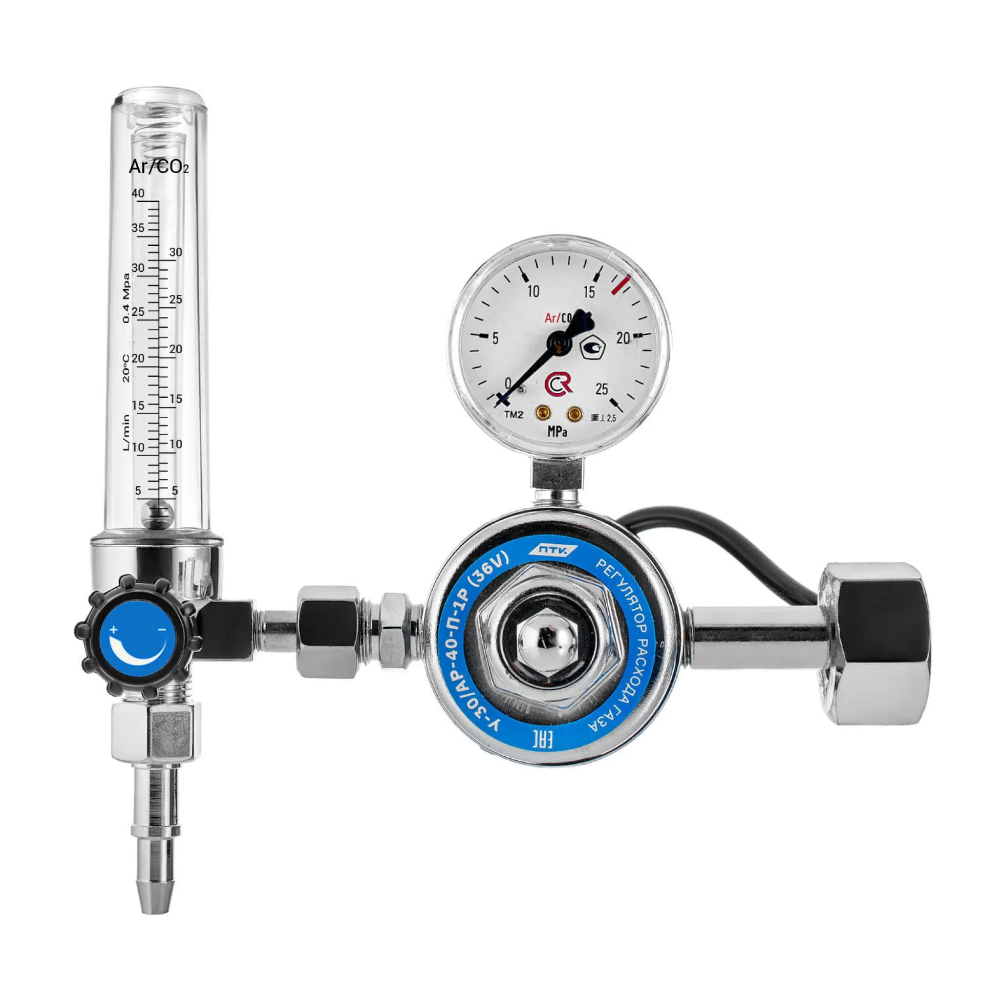 Регулятор расхода газа ПТК У-30/АР-40-П-1Р (36V)