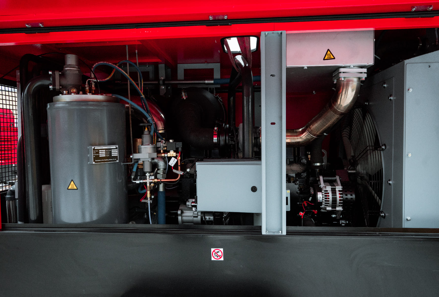 Дизельный компрессор с доохладителем BAYSAR SDPK750S