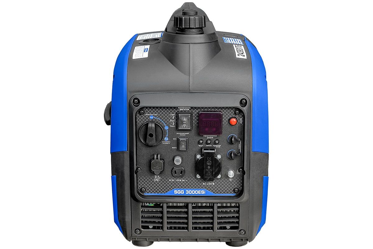 Бензиновый генератор инверторный SGG 3000ESi (Запуск с кнопки)