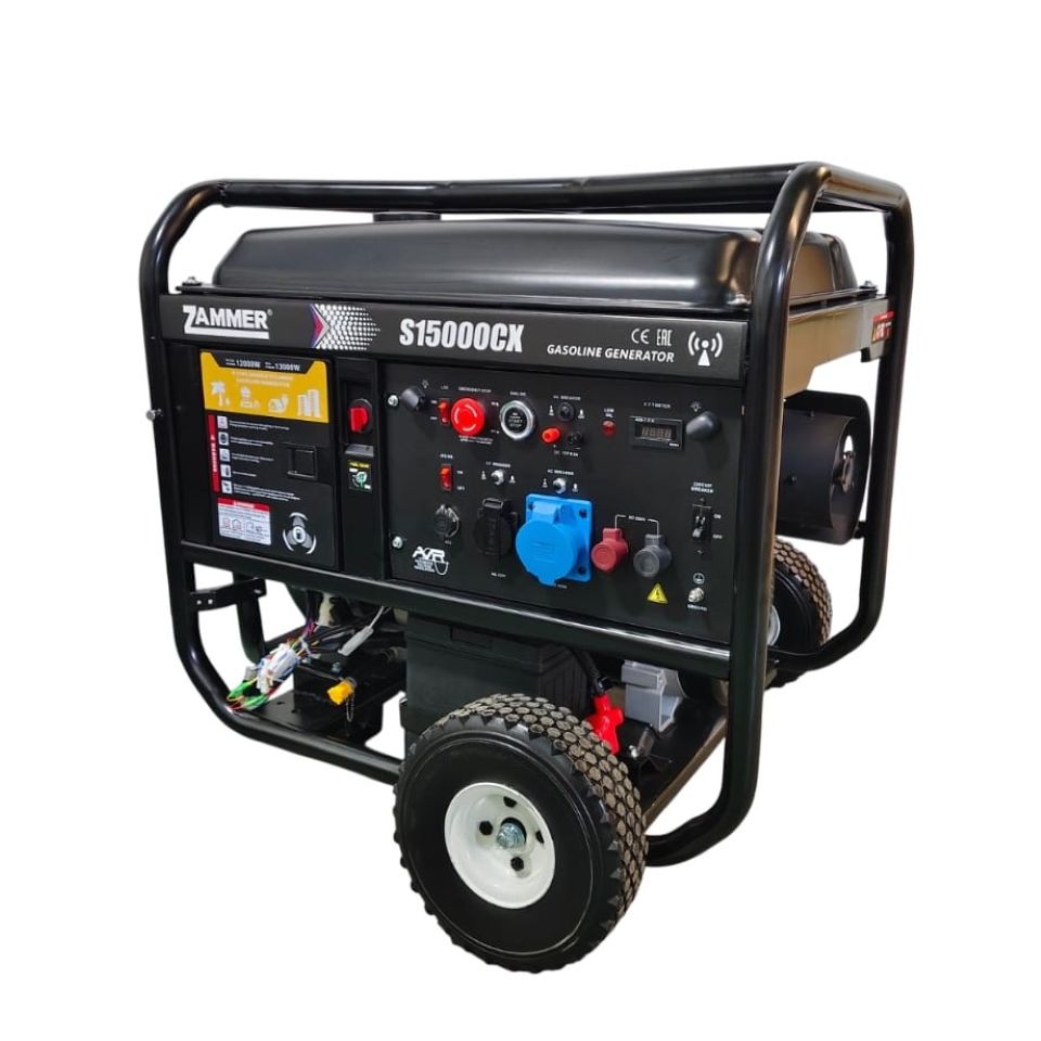 Бензиновый генератор Zammer S15000CX