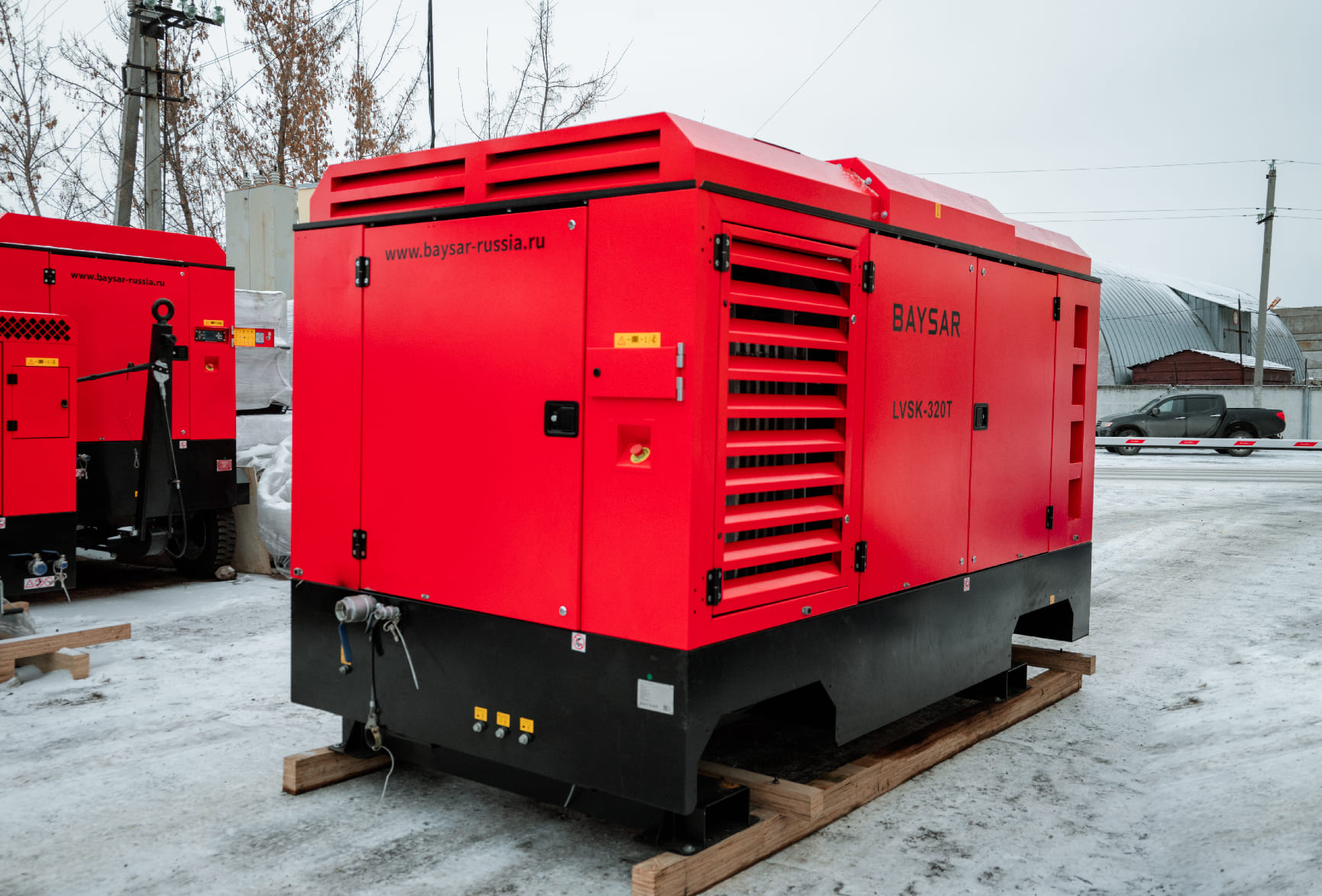 Дизельный компрессор BAYSAR LVSK-320T