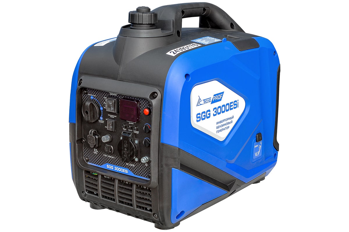 Бензиновый генератор инверторный SGG 3000ESi (Запуск с кнопки)