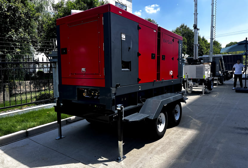 Дизельный компрессор BAYSAR DS600-17D