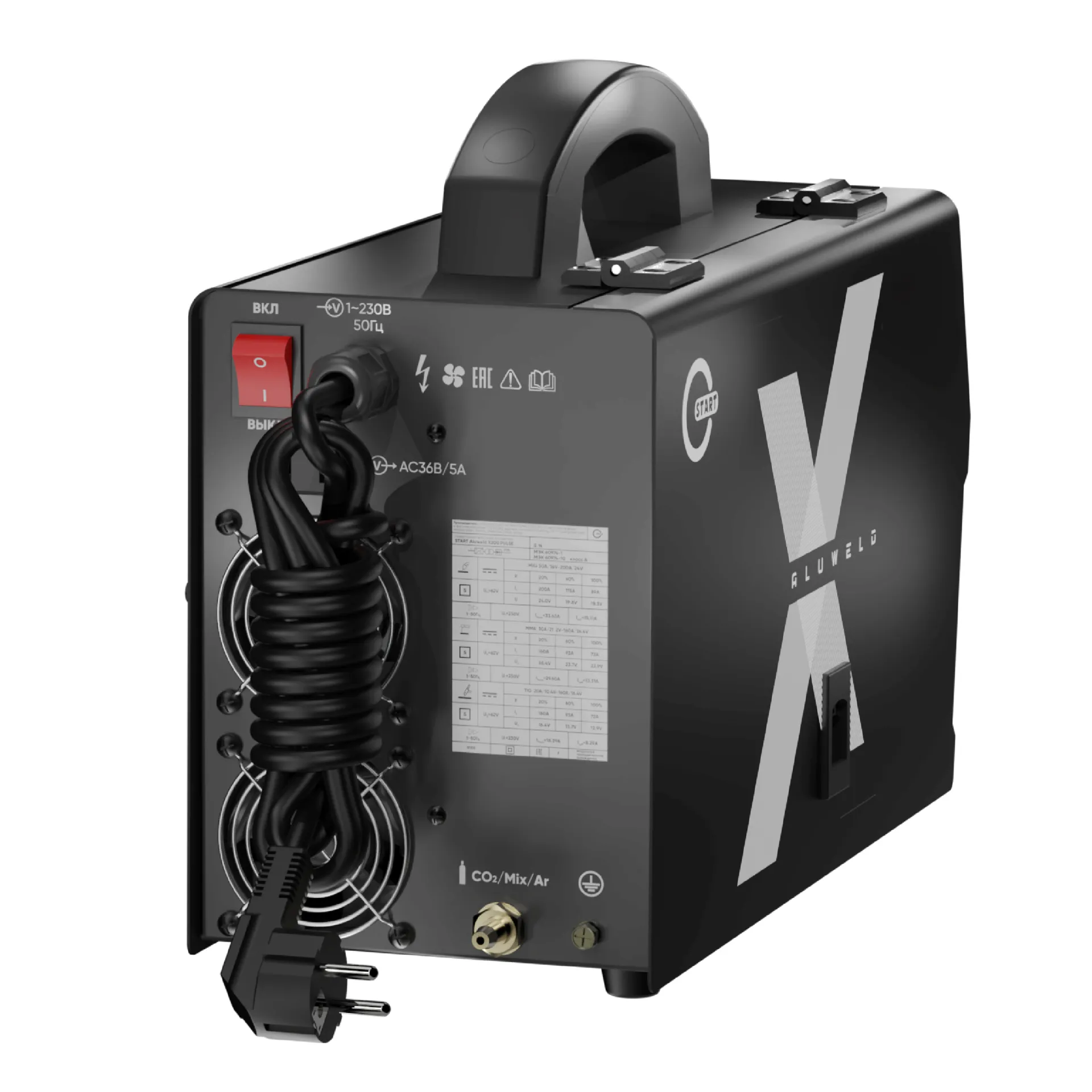Сварочный полуавтомат START ALUWELD X200 PULSE 2ST200XP