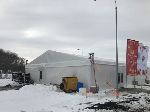 Аренда тепловой пушки Master BV 690 FS для ИДК "Мать и Дитя". �2